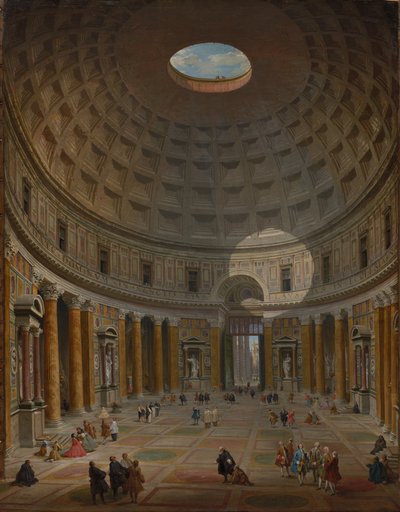 Interno del Pantheon, Roma da Giovanni Paolo Panini