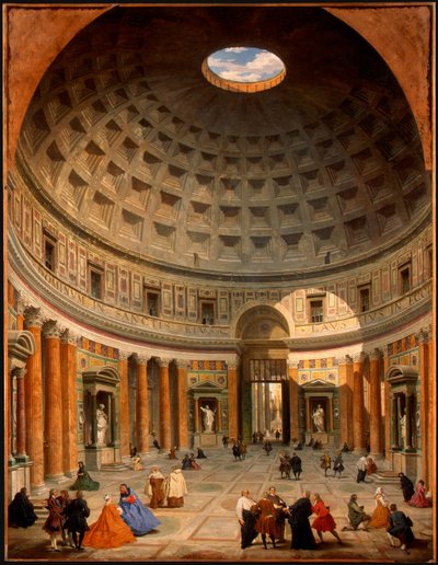 Interno del Pantheon, Roma da Giovanni Paolo Pannini