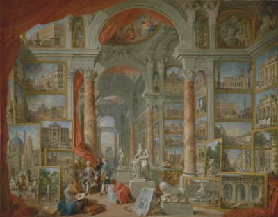 Roma moderna da Giovanni Paolo Panini