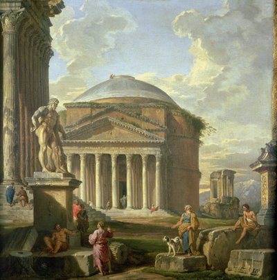 Vista del Pantheon, l