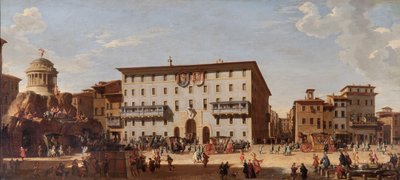 Una festa in Piazza di Spagna, Roma da Giovanni Paolo Pannini