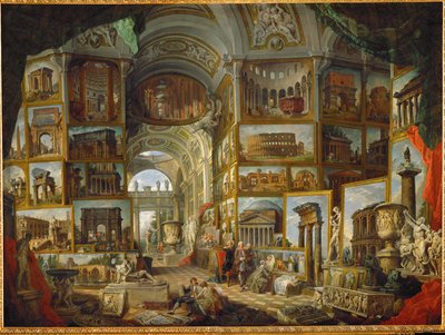 Galleria di vedute di Roma antica, dipinte ... da Giovanni Paolo Pannini or Panini