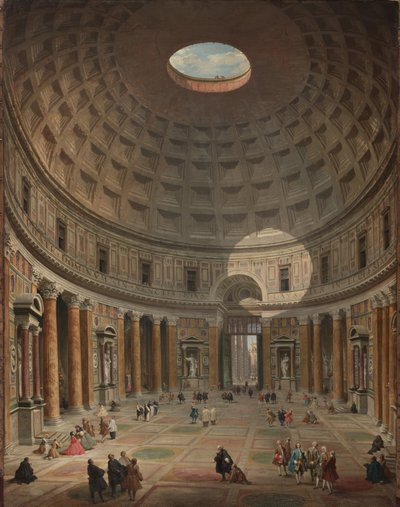 Interno del Pantheon, Roma da Giovanni Paolo Pannini