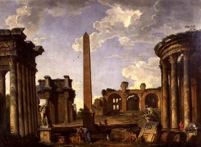 Capriccio romano da Giovanni Paolo Pannini