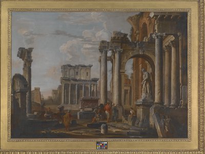 Rovine con il Tempio di Antonino e Faustina da Giovanni Paolo Pannini