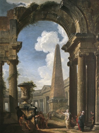 Rovine di un Tempio con una Sibilla, c.1719 da Giovanni Paolo Pannini