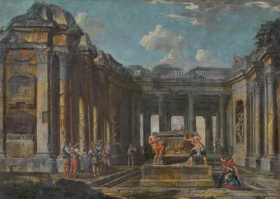 Scena in rovine romane da Giovanni Paolo Pannini