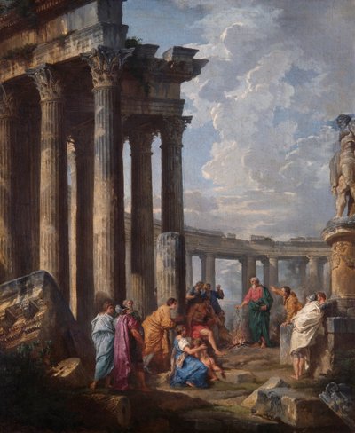 San Paolo a Malta che afferra la vipera da Giovanni Paolo Pannini