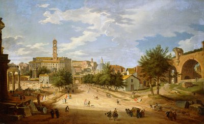 Il Foro Romano e il Campidoglio visti dall