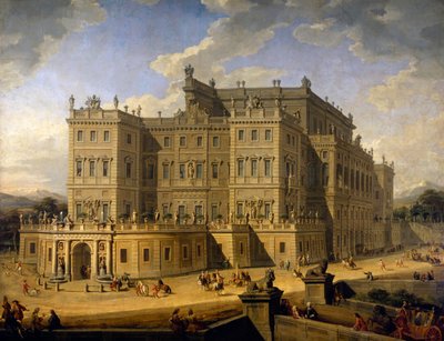 Veduta del Castello di Rivoli da Giovanni Paolo Pannini