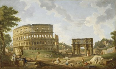 Veduta del Colosseo, 1747 da Giovanni Paolo Pannini