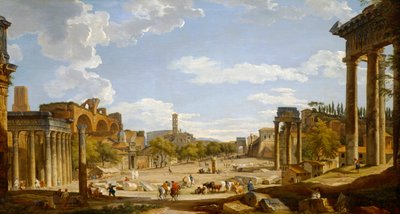 Veduta del Foro Romano, 1735 da Giovanni Paolo Pannini