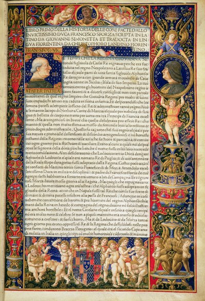 Frontespizio della copia di lusso di 