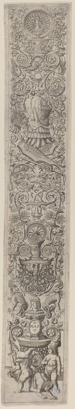 Pannello Ornamentale: Quattro Bambini che Giocano da Giovanni Pietro Birago and Zoan Andrea