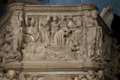 Adorazione dei Magi, sul pulpito nella Chiesa di Sant