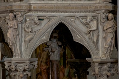 Il pulpito nella Chiesa di Sant