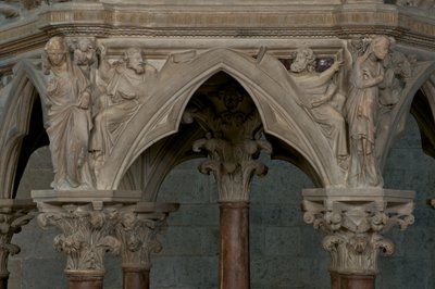 Il pulpito nella Chiesa di Sant