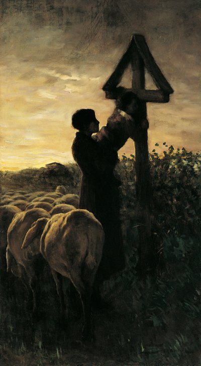 Bacio della Croce da Giovanni Segantini