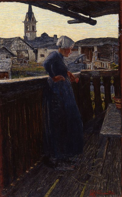 Sul balcone da Giovanni Segantini