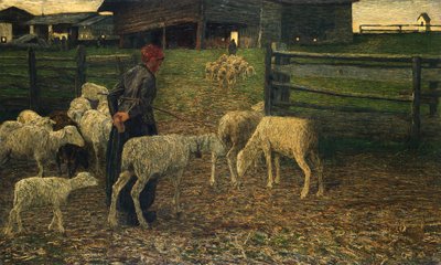 Ritorno al gregge da Giovanni Segantini