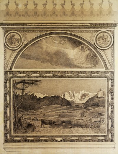 Studio per il Trittico delle Alpi, Vita da Giovanni Segantini