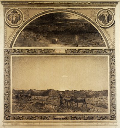 Studio per il Trittico delle Alpi, Natura da Giovanni Segantini