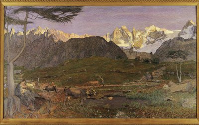 Svizzera, Saint Moritz, Trittico alpino Vita da Giovanni Segantini