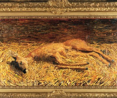 Capriolo morto da Giovanni Segantini