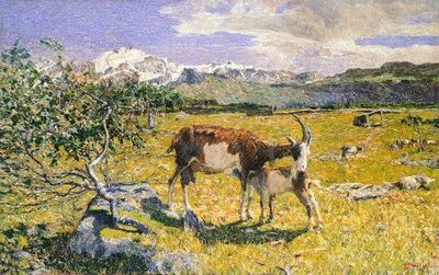 Le Alpi a maggio da Giovanni Segantini