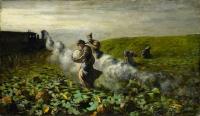 La raccolta delle zucche, 1897 da Giovanni Segantini