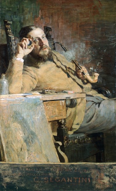 Vittorio Grubicy de Dragon, di Giovanni Segantini da Giovanni Segantini
