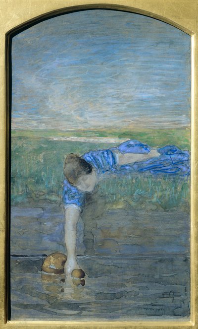 Donne al fiume da Giovanni Segantini
