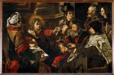 Gesù tra i dottori - Gesù tra i dottori ... da Giovanni Serodine