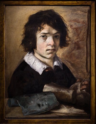 Ritratto di giovane disegnatore da Giovanni Serodine