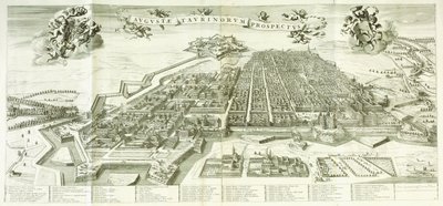 Veduta di Torino, 1672 da Giovanni Tommaso Borgonio
