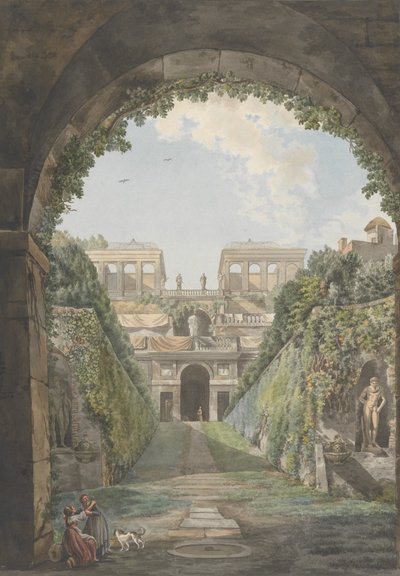 Villa Farnese, ca. 1780 da Giovanni Volpato, Louis Ducros
