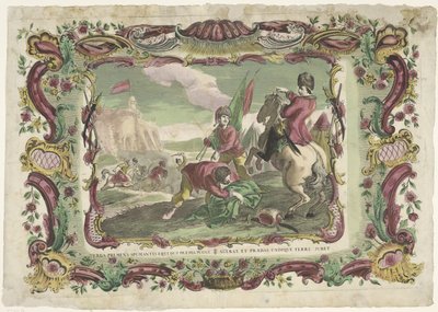 Soldati in una battaglia per un forte da Giovanni Volpato (possibly)