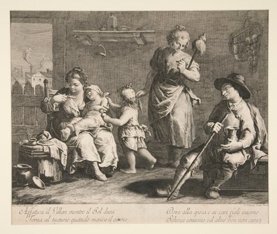 Affatica il Villano mentre il Sole dura da Giovanni Volpato