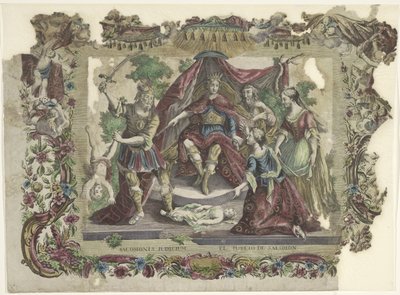 Il giudizio di Salomone da Giovanni Volpato