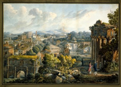 Veduta del Foro Romano da Giovanni Volpato