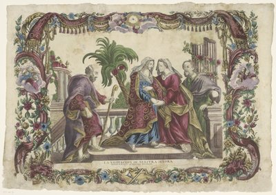 Visitazione (La visitacion de nuestra señora / Visitation B. Marie V. ad sanctam Elisabeth) da Giovanni Volpato