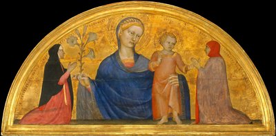 Madonna col Bambino e donatori, ca. 1365 da Giovanni da Milano