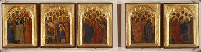 Predella, Polittico di Santi, Vergini e Martiri da Giovanni da Milano