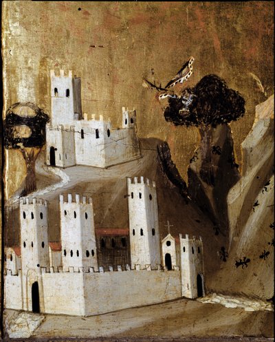 Pala Rinuccini: Madonna col Bambino e Santi (dettaglio) da Giovanni da Milano