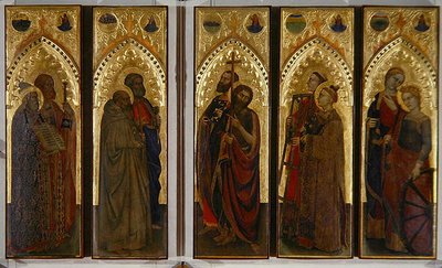 Santi, Vergini e Martiri, c.1350-60 da Giovanni da Milano