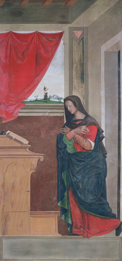 Vergine Annunciata, pannello dell