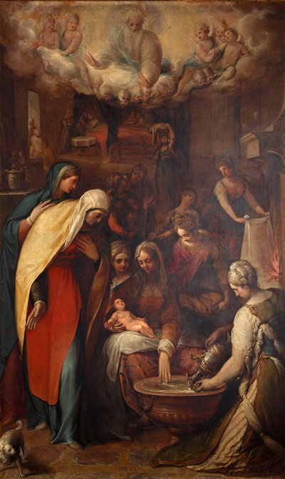 La Natività della Beata Vergine Maria, fine del XVI sec. da Giovanni de Vecchi