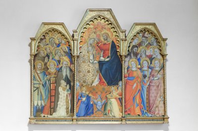 Incoronazione della Vergine e Santi da Giovanni del Biondo dal Casentino