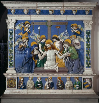 Deposizione di Gesù nel Santo Sepolcro con la Vergine e San Giovanni Evangelista da Giovanni della Robbia