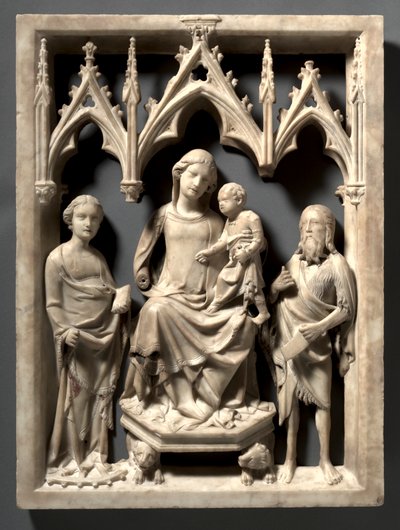 Madonna col Bambino con i santi Caterina e Giovanni Battista, c. 1340-1350 da Giovanni di Agostino